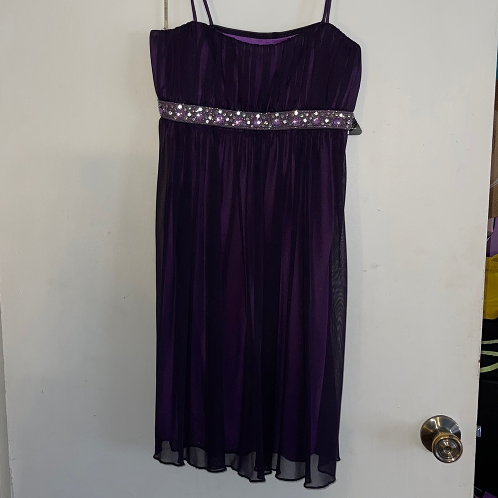 NWT! City Triangles Purple Party Dress